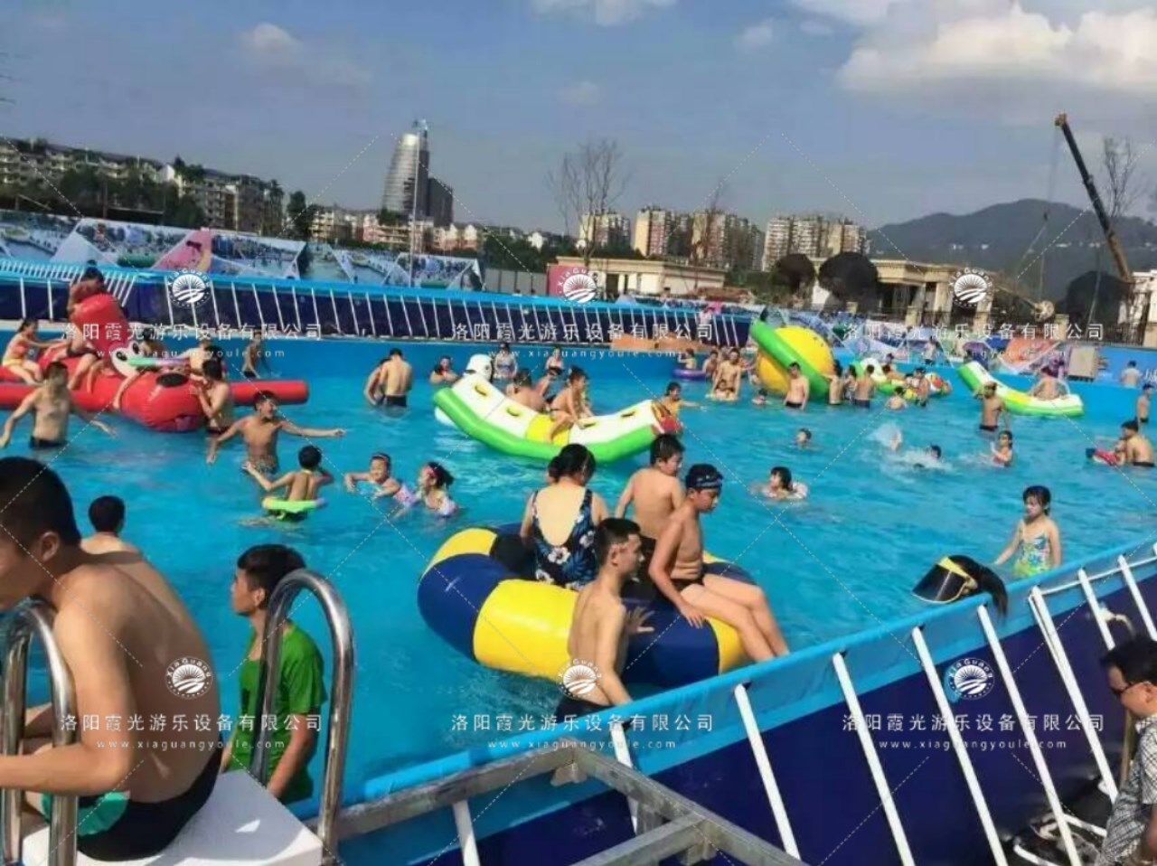 屏南大型支架游泳池
